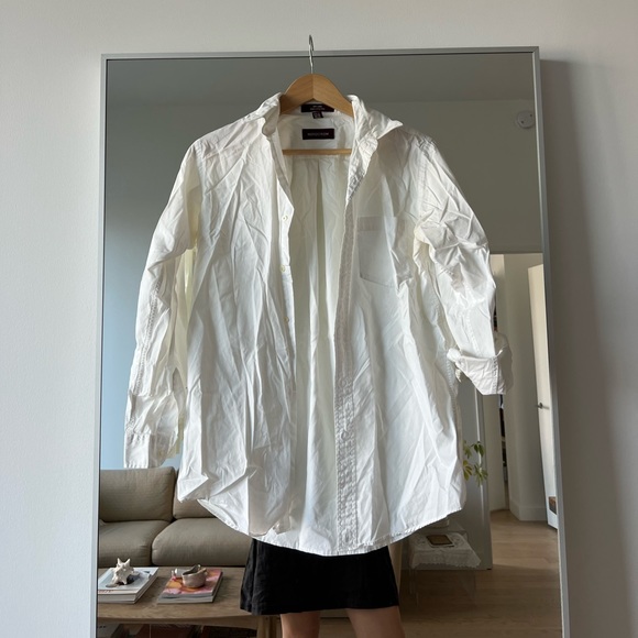 Nordstrom white button up (needs to be steamed lol) - Picture 8 of 8